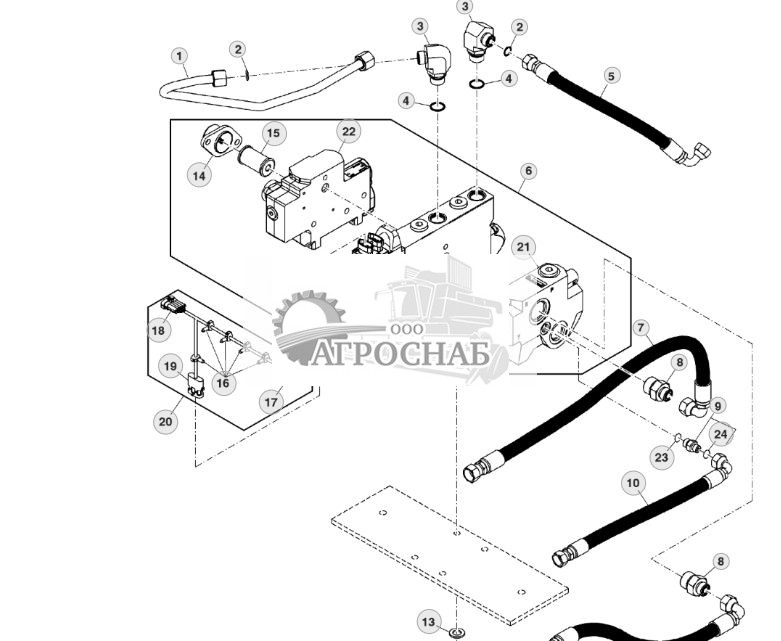 Клапан и линии передней сцепки - ST75401 683.jpg